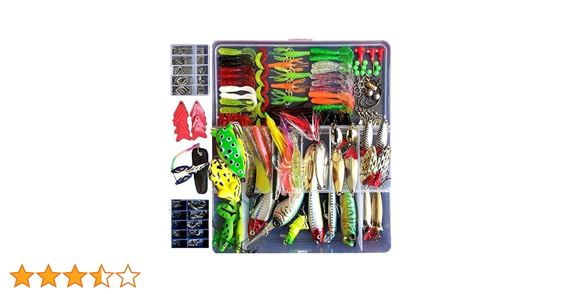 バス釣り完全攻略ワーム276個セット ハサミと収納ケース付き 釣り初心者 Amazon.co.jp: SportColorfulルアー バス釣完全攻略ワーム色々